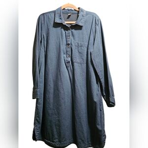 Old Navy Classic Blue Long Sleeve Dress, XL